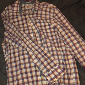 Men’s patterned dress shirt